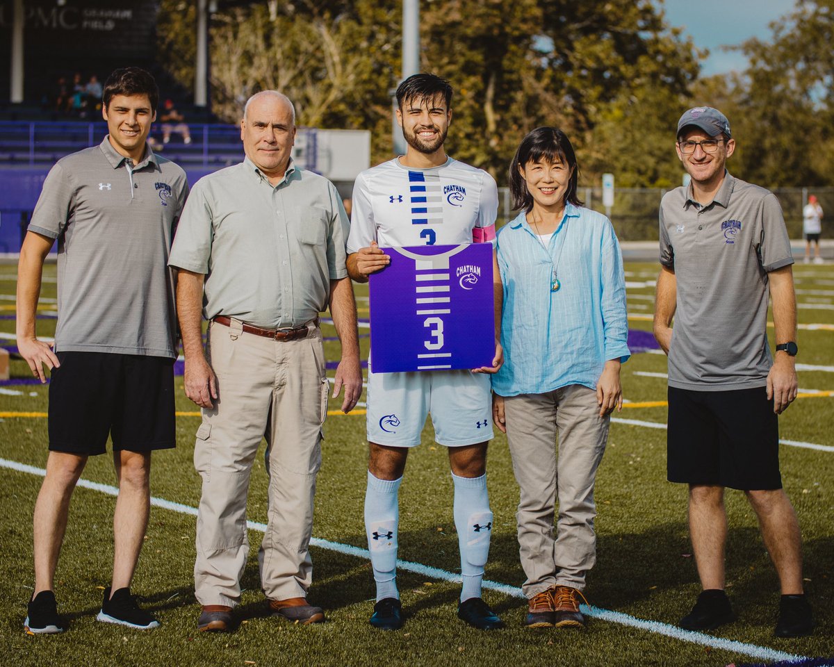 ChathamCougar's tweet photo. Congratulations to our 10 soccer seniors❕Thank you for all the big plays, broken records, games won, and strides you’ve helped your programs make🐾💜 https://t.co/6nO35lsYQl