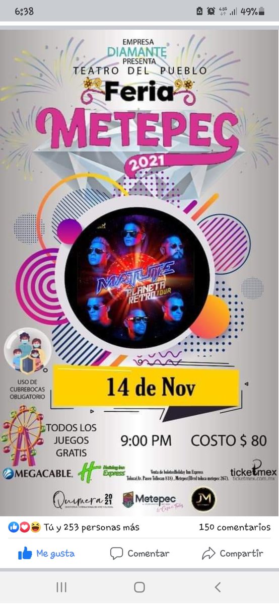 chevomix1's tweet photo. @MATUTEmx esta confirmada esta fecha? https://t.co/943OTXJ6oF