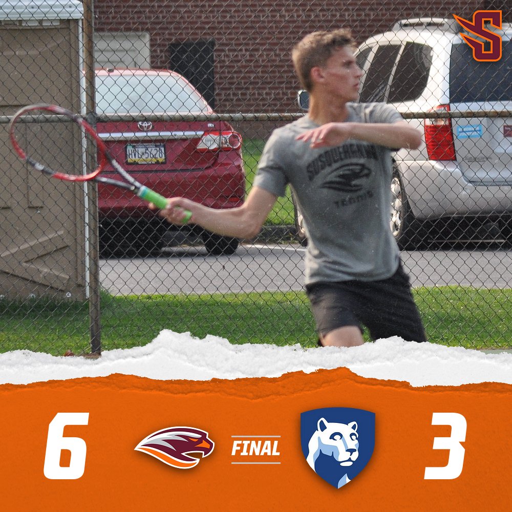 GOSusqU's tweet photo. MTEN | Wrapping up the fall in style, as #SUMT dispatches of Penn State Harrisburg 6-3 Saturday from Garrett Tennis Courts!

The win moved the squad to 4-1 entering the mid-season break! Can't wait for the spring #SUMT!!

#AllIn // #GoSU // #RiverHawkPride https://t.co/BPo4AnUymt