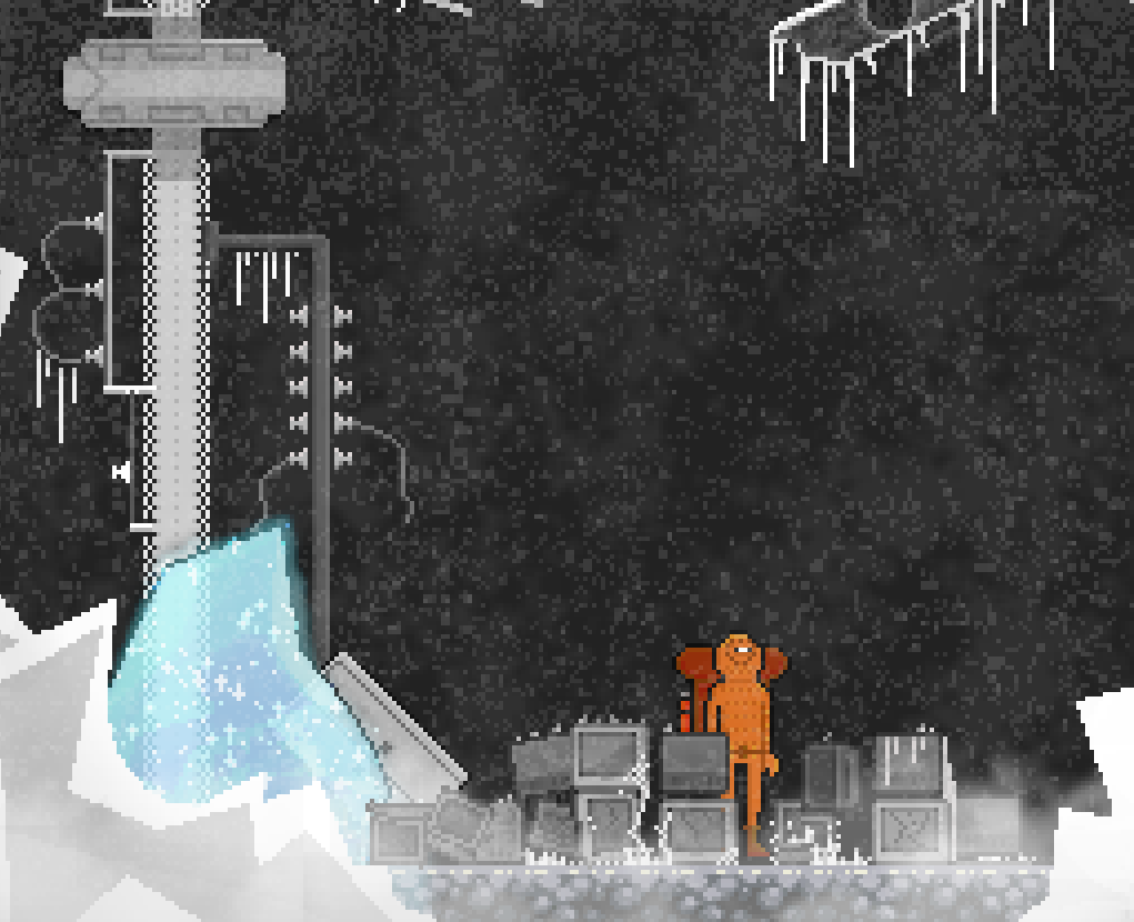 picofloppy's tweet photo. I've reached the point where sharing #screenshotsaturday is actually spoiling the game! I guess this is a good sign, for an #adventuregame right? Level 2 complete!
#indiedev #GodotEngine #DeepFrozen https://t.co/sQIvep9BKo