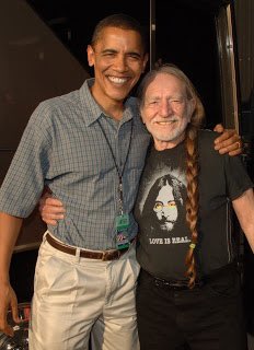 judgeyourself99's tweet photo. Posted this the other day but seeing as Willie Nelson is trending, here he is with another living legend, Barack Obama. Also props to Willie for the John Lennon T-shirt. https://t.co/RNo9FHbfrg