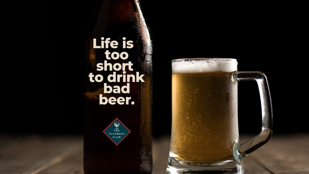 ThursdayClubMnl's tweet photo. Life is too short to drink bad beer! 
⠀
Discover our small batch cocktails at https://t.co/LYMS7lVEKM

#thursdayclubmanila #easydrinking #smallbatch #happiness #drink #goodbeer #beer https://t.co/8PLzUai4m0