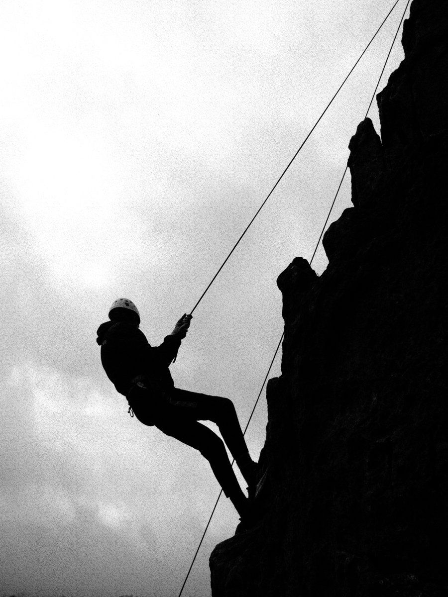 OakhamSch's tweet photo. CCF cadets in the Peak District enjoying their rock climbing session. Another great experience for them. #serviceweekend #newskills #CCF https://t.co/wL7xbqvhE4