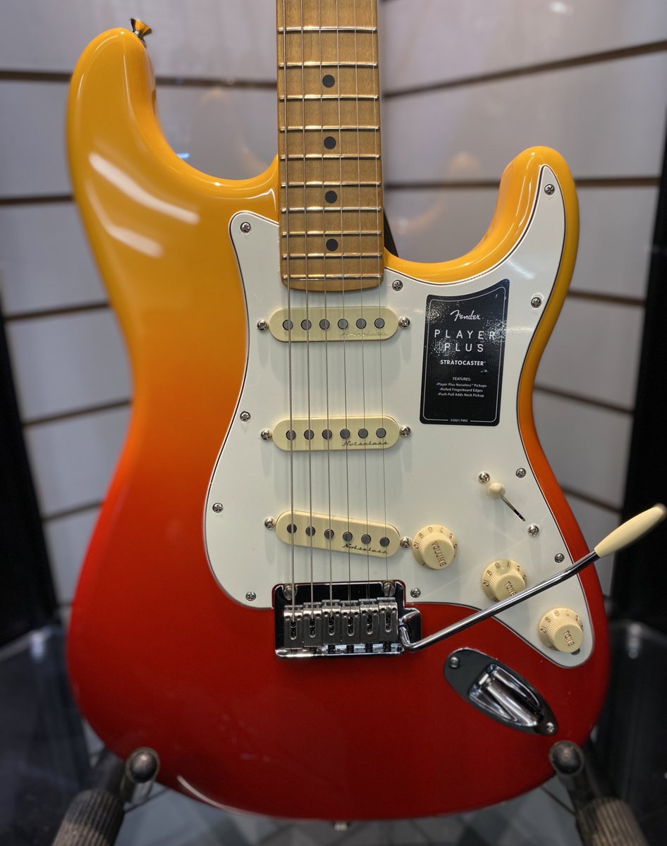 JohnnyRoadhouse's tweet photo. Just look at the colour on this @fender player plus Stratocaster🔥 Available in store now! 🎸
Colour: Tequila Sunrise
•
•
•
•
•
#music #guitar #manchester #fender #fenderguitar #fenderguitars #fenderplayer #stratocaster #tequilasunrise #fenderguitars #fenderplayerseries https://t.co/JvS4CCspIc