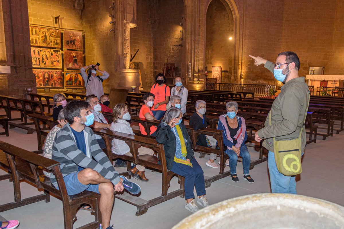 Aquest dissabte, dins de les Jornades Europees del Patrimoni #JEP2021 , ha tingut lloc una visita guiada a l'antiga col·legiata gòtica Santa Maria de #Balaguer. En la visita han participat una vintena de persones 

radiobalaguer.cat/portal/63/inde…