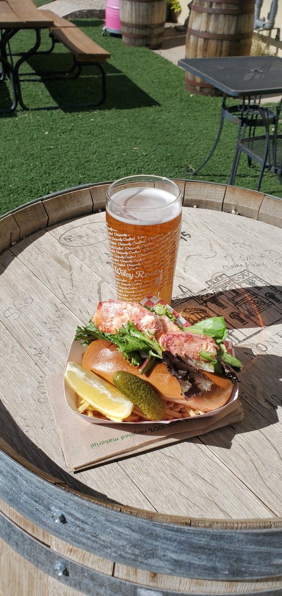 Hey #Greeley We're out here trying to stay on the ground! Grab a lobster roll @wileyrootsbrewing Saturday, October 9th! Snap a throwback school picture in the brewery &amp; participate in the picture day beer giveaway! #cornholeandlobsterrolls #yummy #uniguelycrafted #picturedayhaze
