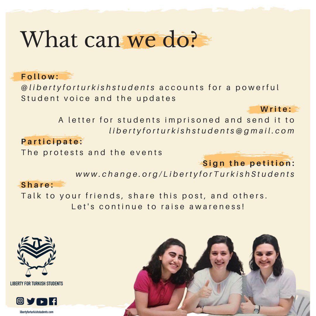 LibertyTurkish's tweet photo. What happened at the trial day on 5-6-7 October for "life-sentenced" students?

#3FreeStudents
#StudentsBehindBars
#justicenotmercy
#askeriöğrencileriserbestbırakın https://t.co/fht7ac98rn