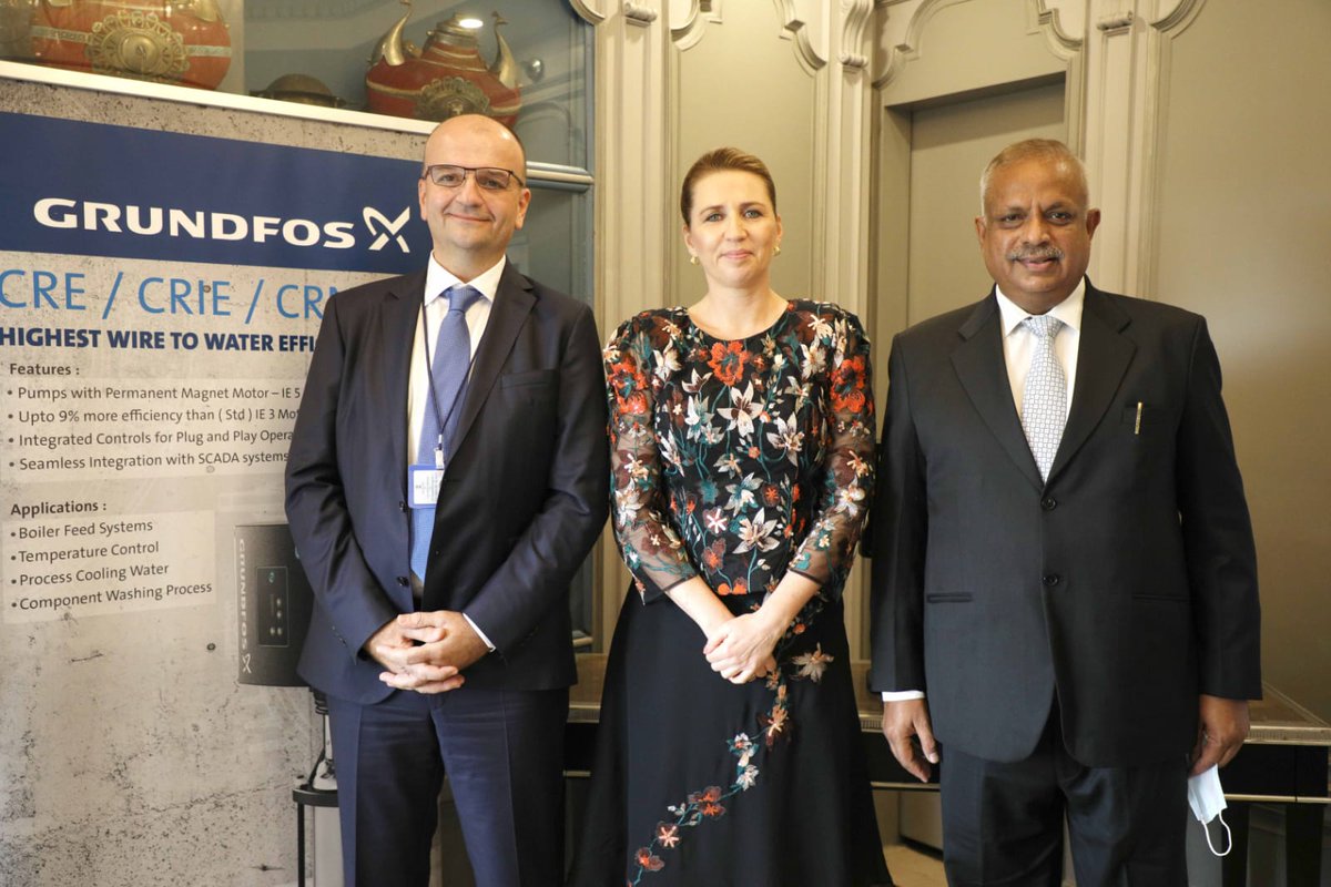 grundfos's tweet photo. Today, Grundfos unveiled an innovative drinking water and dispensing solution in Delhi, India and signed a MoU with TATA Projects to cooperate and explore projects jointly in the area of environment, sustainability and water. https://t.co/XLtfRlCF7x

#Greenstrategicpartnership https://t.co/glVH0IKryC