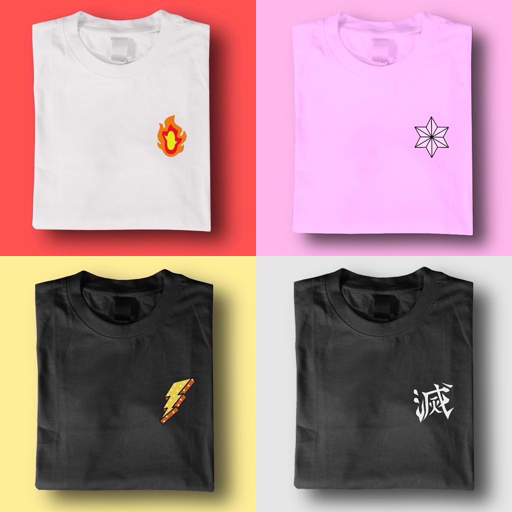 Atsuxcollective's tweet photo. Demon Slayer Collection Now Available! https://t.co/AacyFjiu89