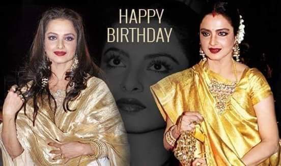 AbhijitMitra09's tweet image. Rekha ji is now 67!! 
But...she is The young lady of India, Warm birthday wishes to my favourite actress Rekha ji 🎂💐❤️❤️ . May you be blessed with a long &amp;amp; healthy life. 🙏🙏
#HappyBirthdayRekhaJi 
#Rekha #actress 
#Bollywood