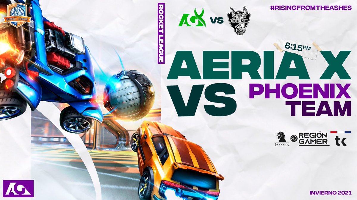 Los esperamos a las 8:15 CRC
9:15 MEX para ver el encuentro de Aeria X vs Phoenix Team en la <a href="/RLSeries/">Rocket League Series</a> 
Twitch.tv/rocketleaguese…