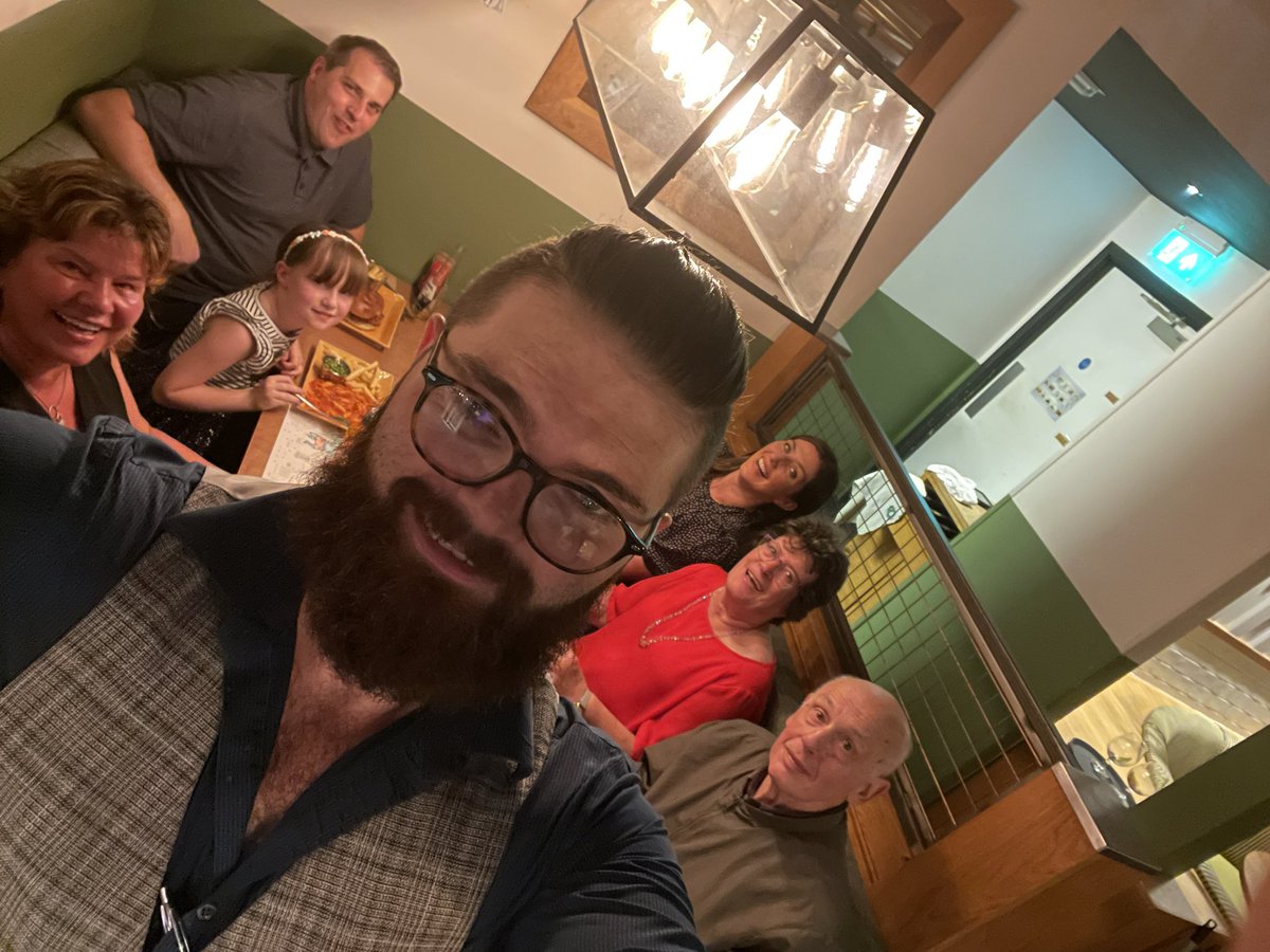 Alileigh8's tweet image. @HarvesterUK had a fabulous meal at your restaurant in Meridian Leicester. Asked the waiter to take a photo and he got in on the shot 😆🤩 #brilliantstaff #hospitality