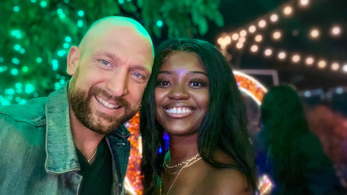 TylerLennoxBush's tweet photo. Happy Birthday to my beautiful wife Curlyn "Satta" Bush. Here's to another year of blessings and memories for our family to receive and make! #swirlworld https://t.co/Bt63PaiKW6