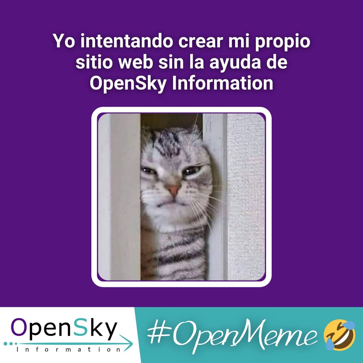 OpenSkyInfo's tweet photo. #OpenMeme 😂
👉Crear un #sitioweb no es tan difícil si buscas tener un resultado sencillo y práctico; pero si deseas #calidad y #funciones que se adapten a tus #necesidades, ecríbenos y pregunta por nuestra solución de #Tecnología. 👌
📲Contáctanos: https://t.co/4spGCSS0NZ https://t.co/3pg929aF76