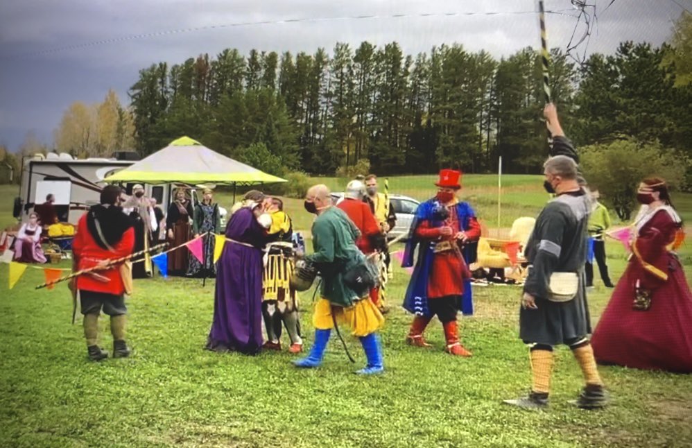 Northshield_SCA's tweet photo. #Northshield #KingdomOfNorthshield #ReGramMySCA #SCA #MySCA #SocietyForCreativeAnachronism               Winner and new heirs are Sir Decimus Marius Tacitus 'Ajax '  -Fighting For- Baroness Gaia Aurelia https://t.co/apYeUbKnDz