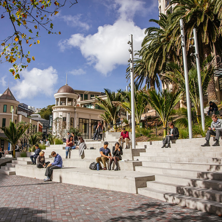 The Freyberg Steps come to life for Artweek 2021 with an incredible commissioned work by Deborah Crowe. ‘Nature Wins!’ reimagines a popular central city space #DeborahCrowe @hotcity_akl #artweekAKL