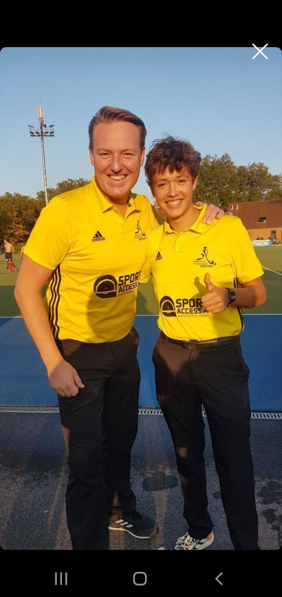 CoenvB's tweet photo. What a great #experience to #umpire in #France 🇨🇵 @LilleHockeyClub vs @LyonHockeyClub today together with the 17yo umpire #talent @FF_Hockey #GaspardGuenole 💯💪#LetsGo #future #fun #lille #hockey #fluitenisleuk @eurohockeyorg @FIH_Hockey @self_pass @FIH_Academy https://t.co/3egrADXEET