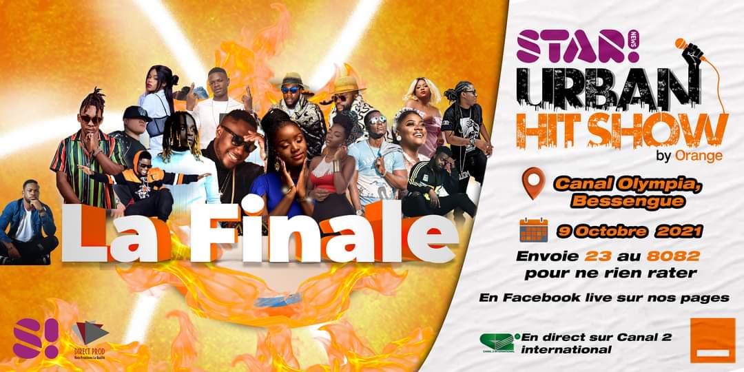 Orange_Cameroun's tweet photo. Vivez en live sur notre page Facebook la grande finale de STAR NEWS URBAN HIT SHOW BY ORANGE.
Qui partira avec les millions ? Réponse ce soir !!!
Envoyez 23 au 8082 pour avoir tous les details sur vos stars.
#SNUHS https://t.co/W6tFOycKvW
