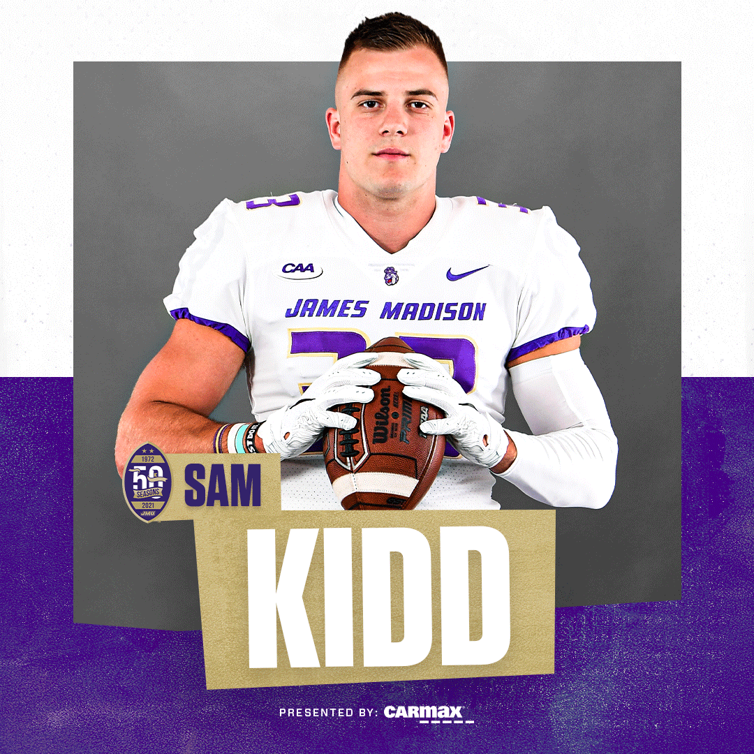 JMUFootball's tweet photo. Sam Kidd slips three blocks and blows up a second-down screen to hold Villanova to another field goal.

The Dukes still lead, 27-22! (5:38 | 3Q)

#GoDukes https://t.co/Nf5xK75M9O