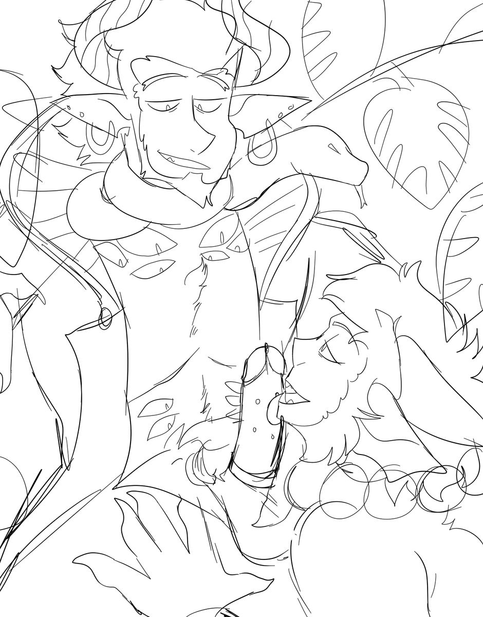 HallowedMaw's tweet photo. Do YOU want really rough porn pieces that i've sketched out this month so far? I'll finish them one day but for now. https://t.co/gpbCi9TOwM