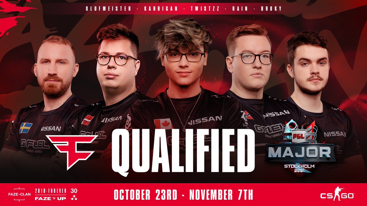 FaZeClan's tweet photo. See you in Stockholm https://t.co/CACvFuqPRh