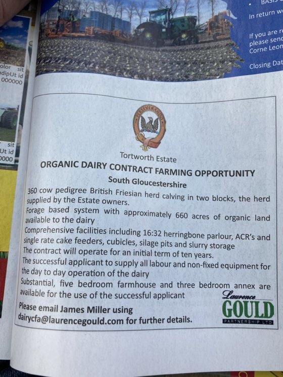 Good to see an opportunity for someone to progress in dairying. If applying check in to see if we can help #teamdairy