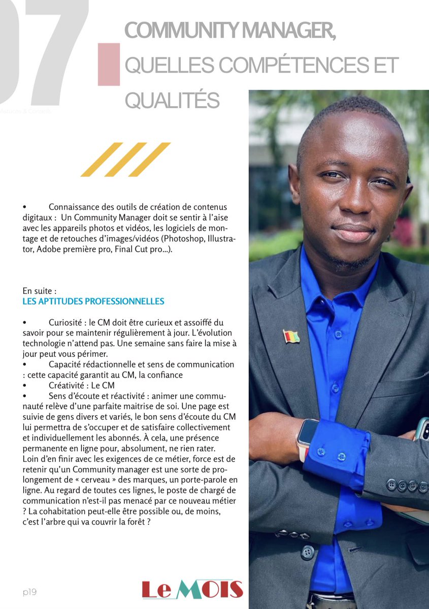 OusBangs's tweet photo. Ce fut un honneur et un grand plaisir pour moi de signer dans le premier numéro du magazine #LeMois
Procurez-vous gratuitement ce dépositaire de savoir en cliquant ici 👉🏿 le https://t.co/KL93ylklhh
#Mamarakhouri https://t.co/7mYldexdum