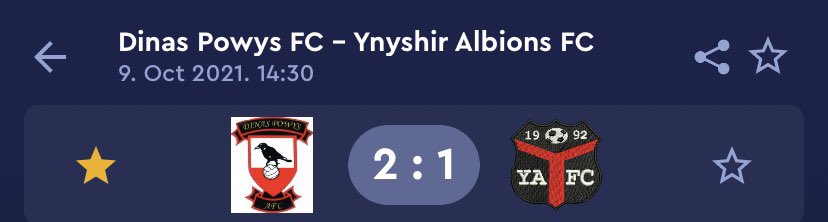 Great result today as the 1st team beat a hard working <a href="/YAFCthebuns/">Ynyshir Albions FC</a> 2-1 at the Murch. 2 goals in the first half from Sam Roberts and Callum Smith saw the villagers take the 3 points #TheVillagers #DPFC