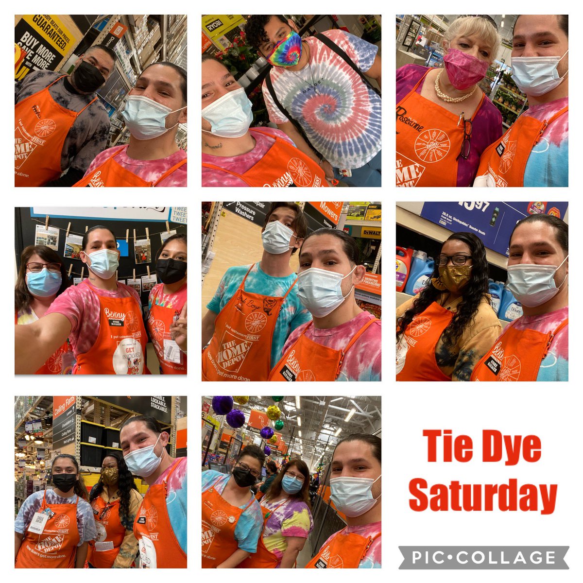Tie Dye Saturday celebrating CAM APPRECIATION. Awesome engagement from our associates. #Corona601 #camappreciation