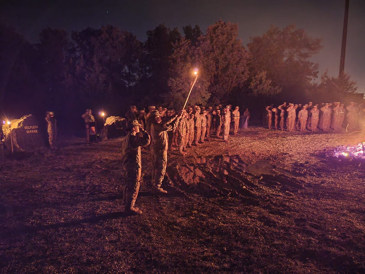 Some pictures of the Values Tag Ceremony, which is the transition from civilian to Soldier.