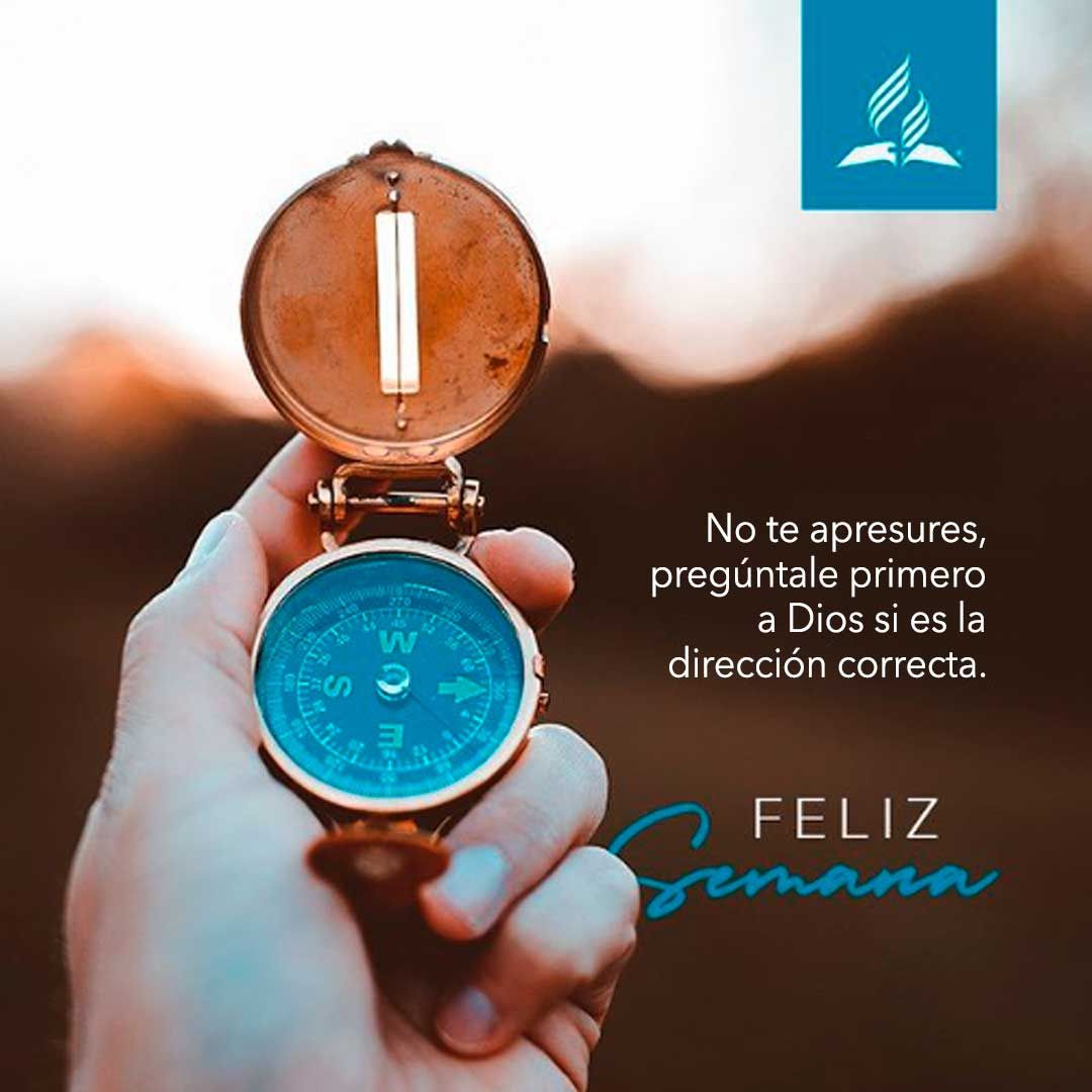 💌 Una nueva semana comienza con todos sus desafíos, actividades, luchas y victorias.
👉 Habla con Dios cada día, deja que él te guíe, pero más allá de todo, cree en que todo lo que él haga, será por tu propio bien.🙌🏼 
#FelizSemana
#desafios #adventistas #buenaSemana #serfeliz