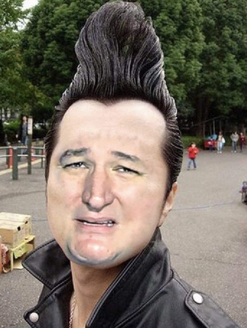 DrDonaldPlump's tweet photo. You know Ted Cruz has never been the same since his return from Beanerville 🧐 #SoggyTaco https://t.co/YGQZdVpS96