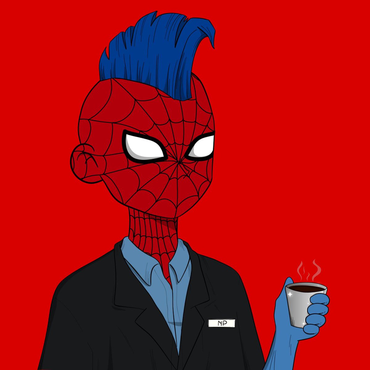 HealthHeroClub's tweet image. Nurse reporting for Duty 🕸☕️🏥 #HealthcareHeroes #NFT #NFTCommunity