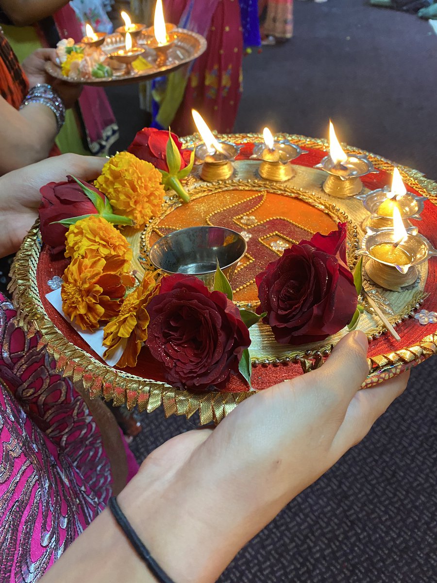 Enjoying the festival of #Navratri Sri Krishna Mandir in Dudley