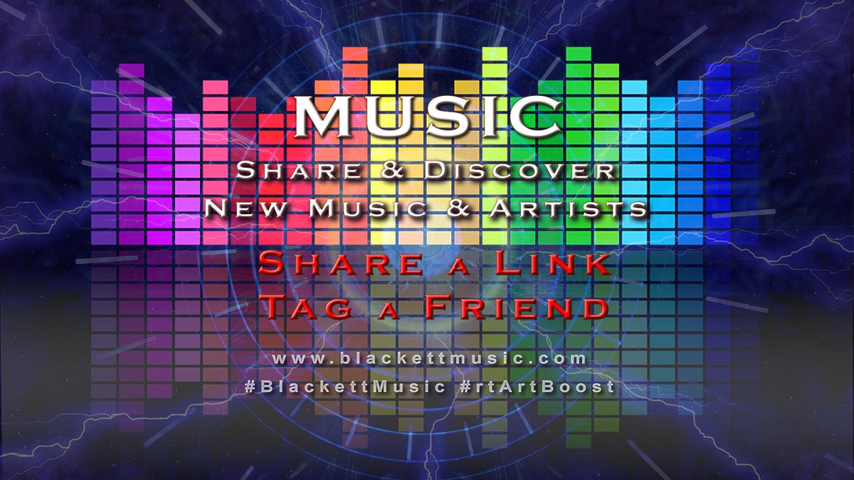 BlackettMusic's tweet photo. 🎵#MUSIC #SUNDAY🎵
✅Drop Your Links!
✅#Retweet &amp; #Support!

@BlackettPromo @MusicRaidHQ @garyrock71 @illicitizen @thomson_l_music @riwolfmusic @ajaynemusic @russellnthomas1 @oinfradead
️https://t.co/juzkKUD9Pa https://t.co/LB2d1gQQUD