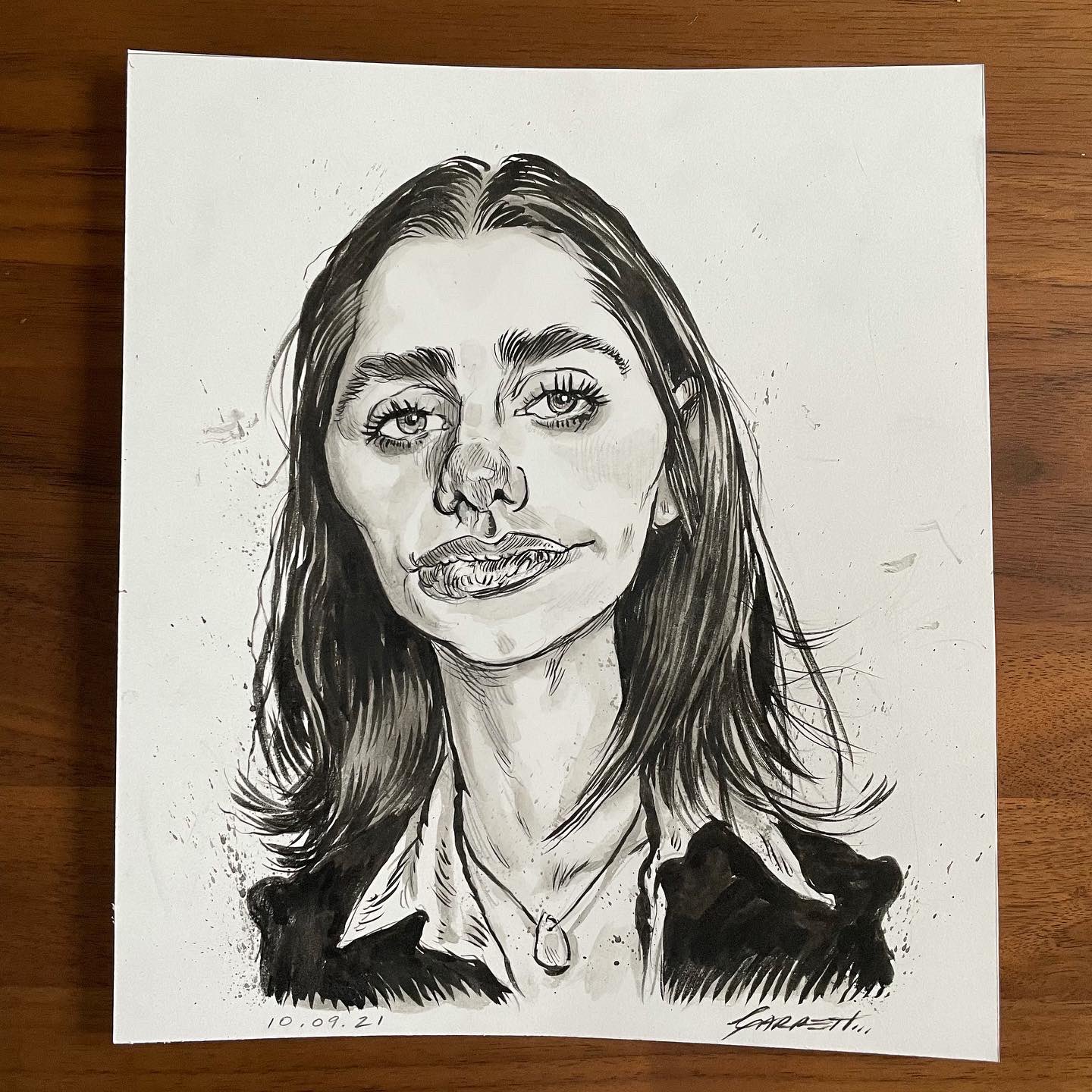 Inktober Day 9 - Happy Birthday PJ Harvey!   