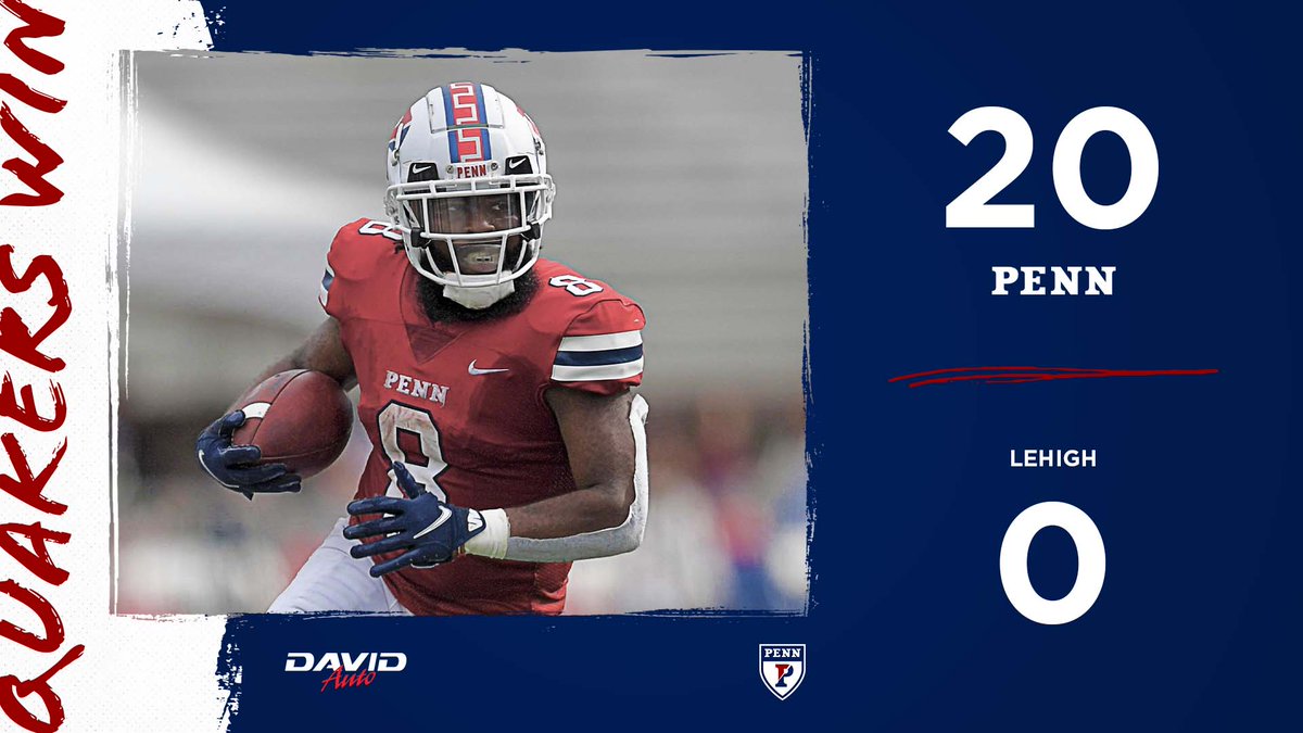 PennFB's tweet photo. 𝘽𝙖𝙘𝙠 𝙞𝙣 𝙩𝙝𝙚 𝙬𝙞𝙣 𝙘𝙤𝙡𝙪𝙢𝙣

✅ Look Good
✅ Feel Good
✅ Play Good

Read about today's win over Lehigh ⬇️

📰 https://t.co/bn7yJ783Ex

#UPrising x #FightOnPenn 🔴🔵🏈 https://t.co/7LE8Dy2Nii
