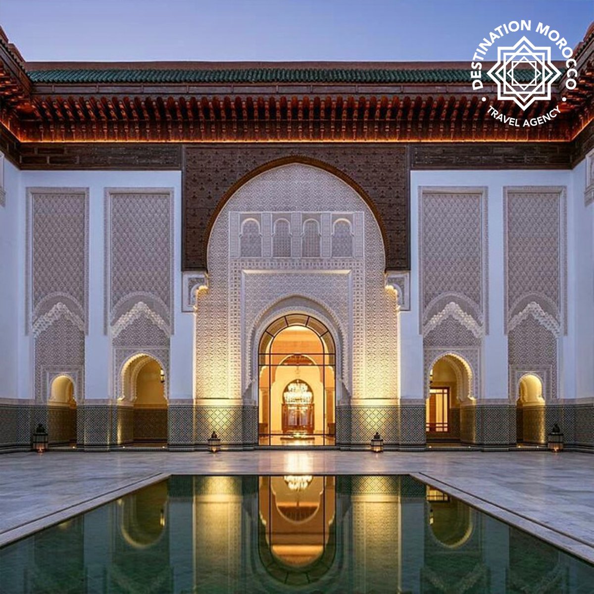destinationmoro's tweet photo. The delicate architecture of Morocco is sure to have you absolutely mesmerised. Immerse yourself in the intricate and stunning Moroccan designs!
#MoroccoPhotography #moroccofood #MajesticMorocco #LeisureTour #TravelSpot #Mosque #BeautifulMosque #marbledecor #Whitefort https://t.co/mfMSpc58w0