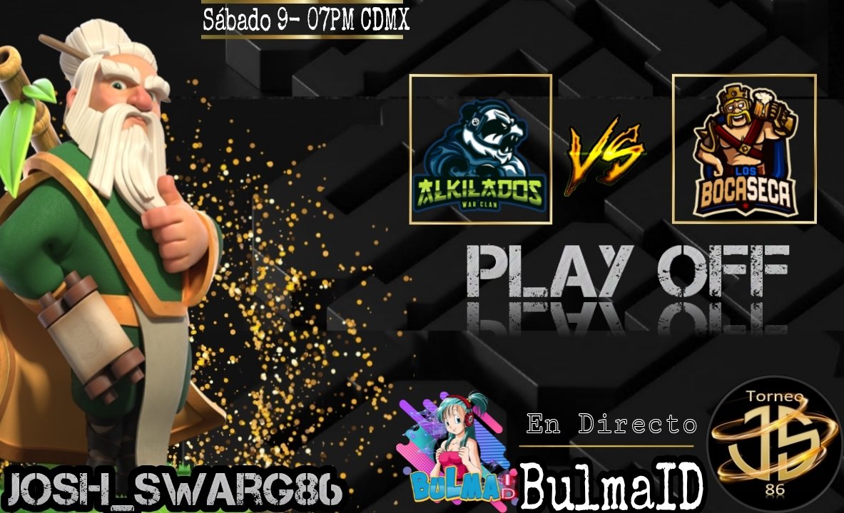 🔥  sábado lleno de encuentros  🔥

 Arrancamos con:

<a href="/AlkiladosTeam/">Alkilados Team</a> 🆚 <a href="/ClanBocaSeca/">LosBocaSeca-war clan-</a>

🏆 Hora de guerra: 7 pm MX

📽️ Streamer: <a href="/BulmaId/">Bulma ID</a>