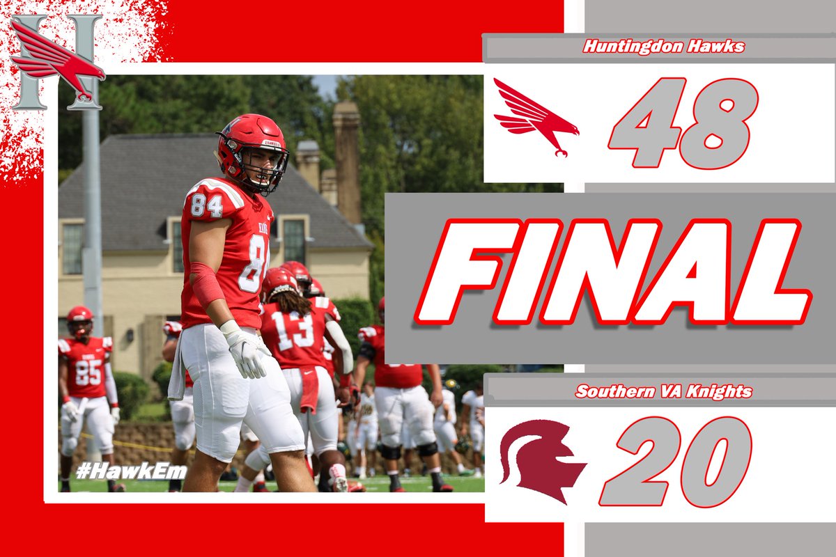 Football picks up a big win in Virginia!
#HawkEm