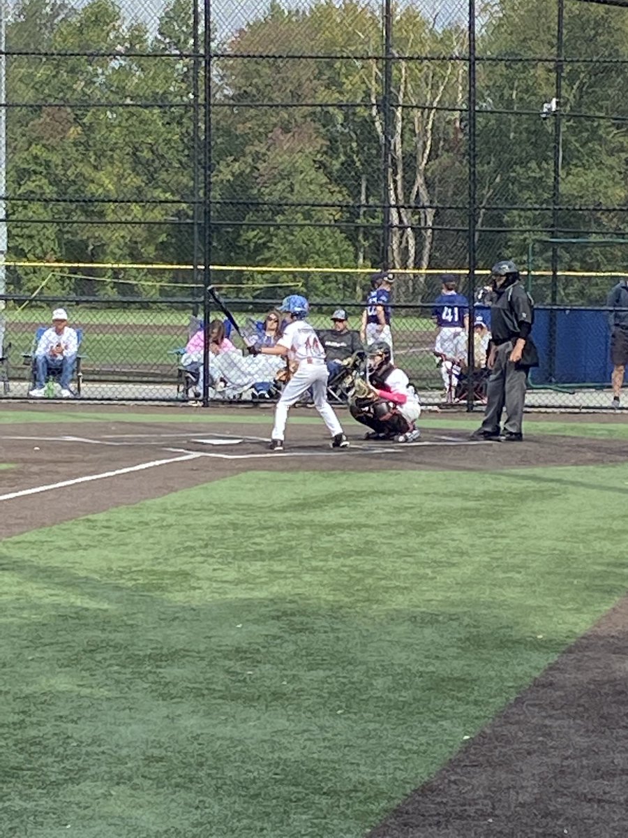 BaseballUPhilly's tweet photo. Baseball U PA-Lloyd (13u) wins game 1 @MSI_Tournaments Columbus Day Clash 8-2. Bonner goes 5 innings 5Ks. Seidler, Aschenbrenner and Richer w/ 2 hits @BaseballUPA https://t.co/8fptF1bQqG