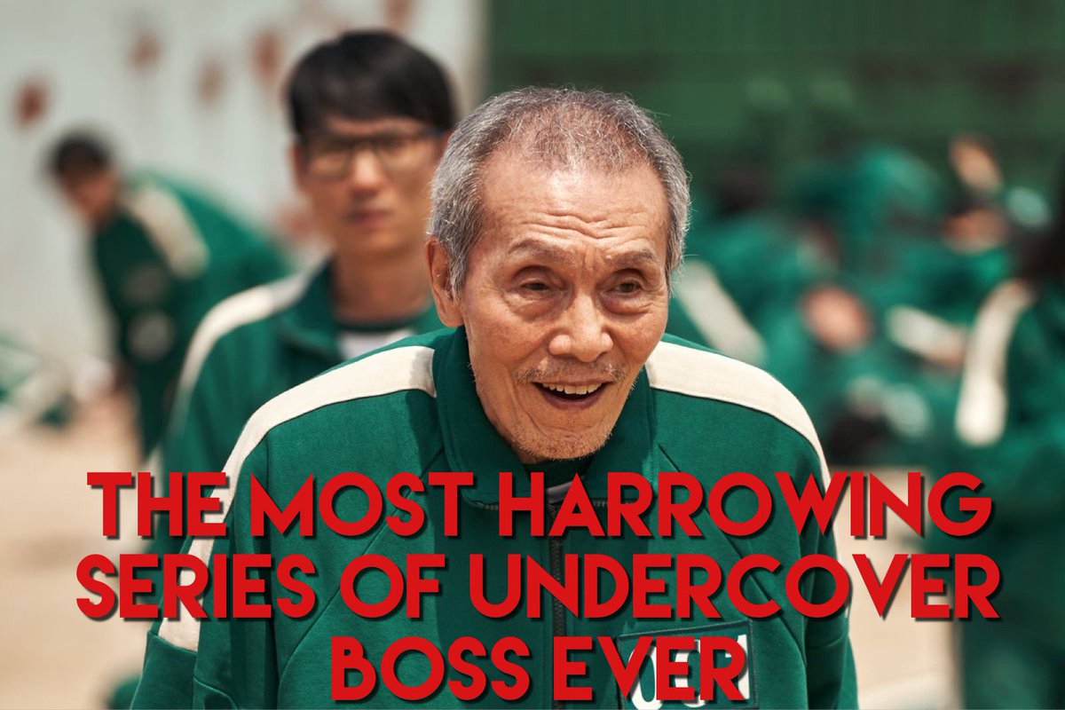 _leehoward_'s tweet photo. My hot take on Squid Game 😂 #SquidGame #undercoverboss #이정재 #박해수 #nocontextspoiler https://t.co/IwEpuA2voB