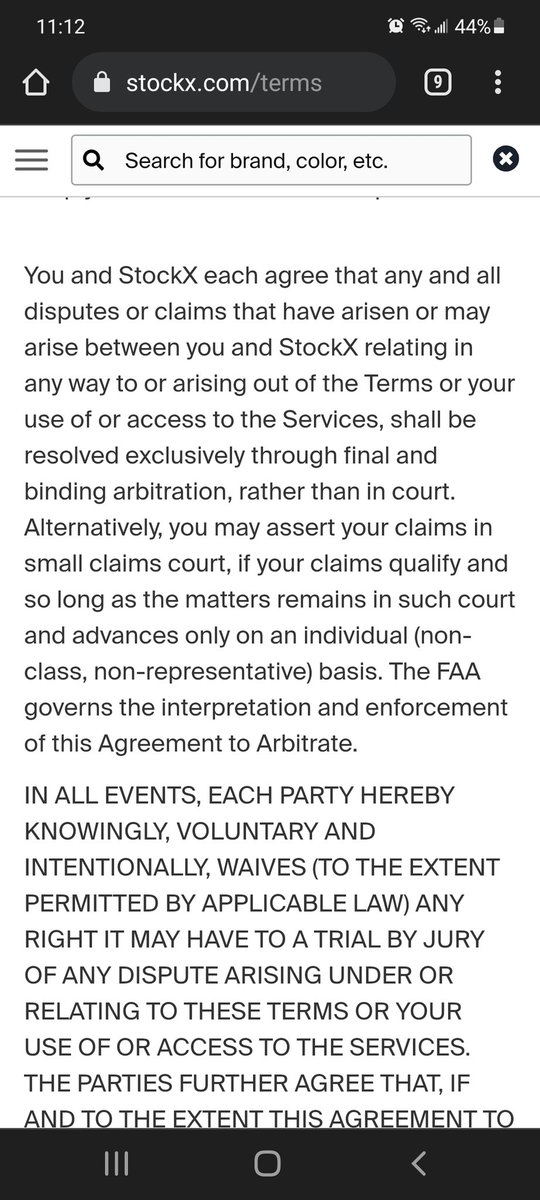 steak59591's tweet photo. @NadjkovicD @SoleObsession4 @stockx You have to also send a certified mail w/ tracking to StockX let them know u r suing them, and Email them per their ToS. If the Judge tell me I am SoL, then I take it, but not from StockX. Bring as much documentation as you can. I am going next week. https://t.co/1z2TU8qLZ1