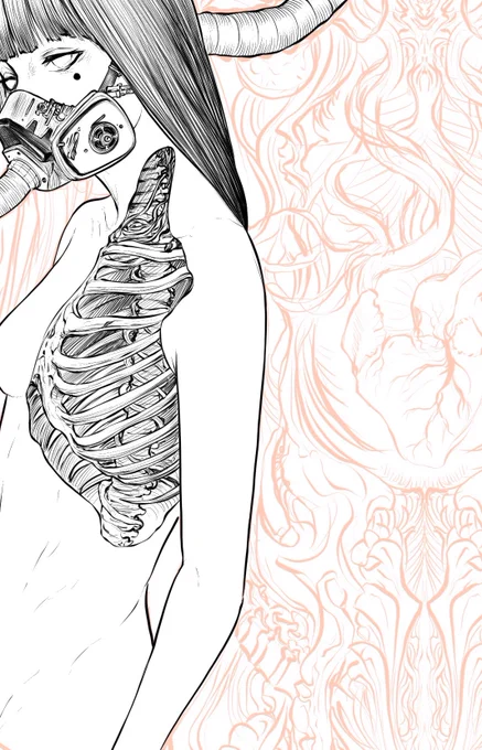 A special drawing based on my manga is in progress! ✍️ Will try my best to complete it tomorrow 