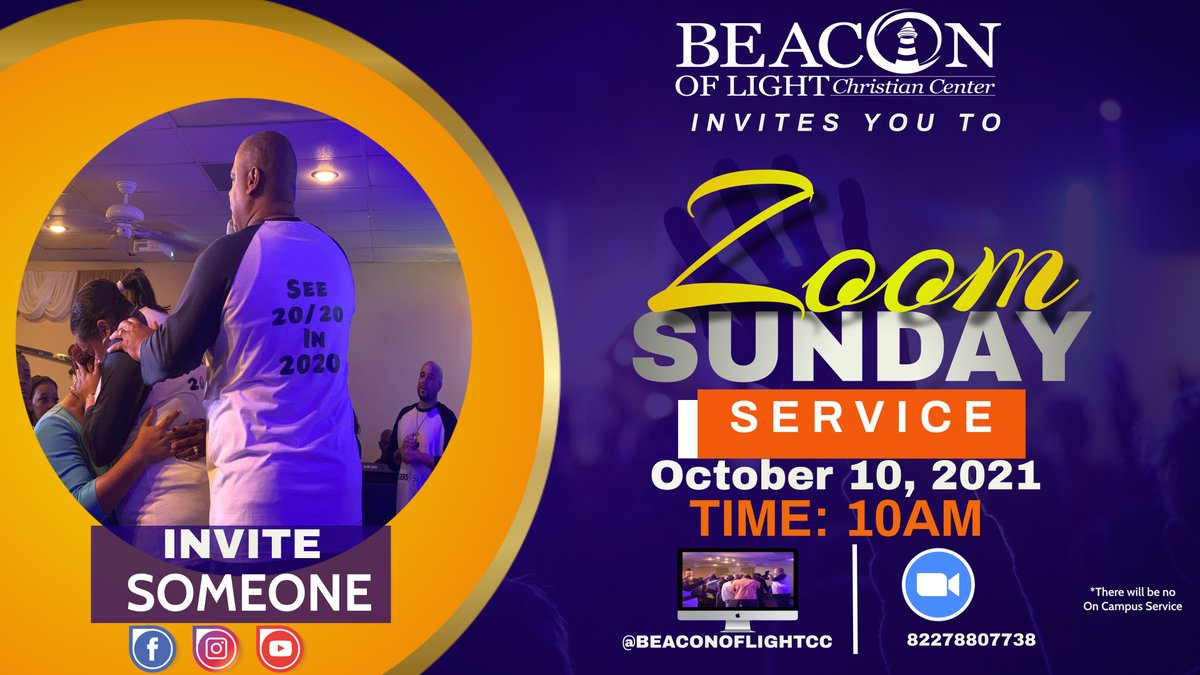 BeaconofLightCC's tweet photo. Zoom Sunday at 10AM.  Click the link https://t.co/3G9l1DE6cu https://t.co/cgGOePUiGP