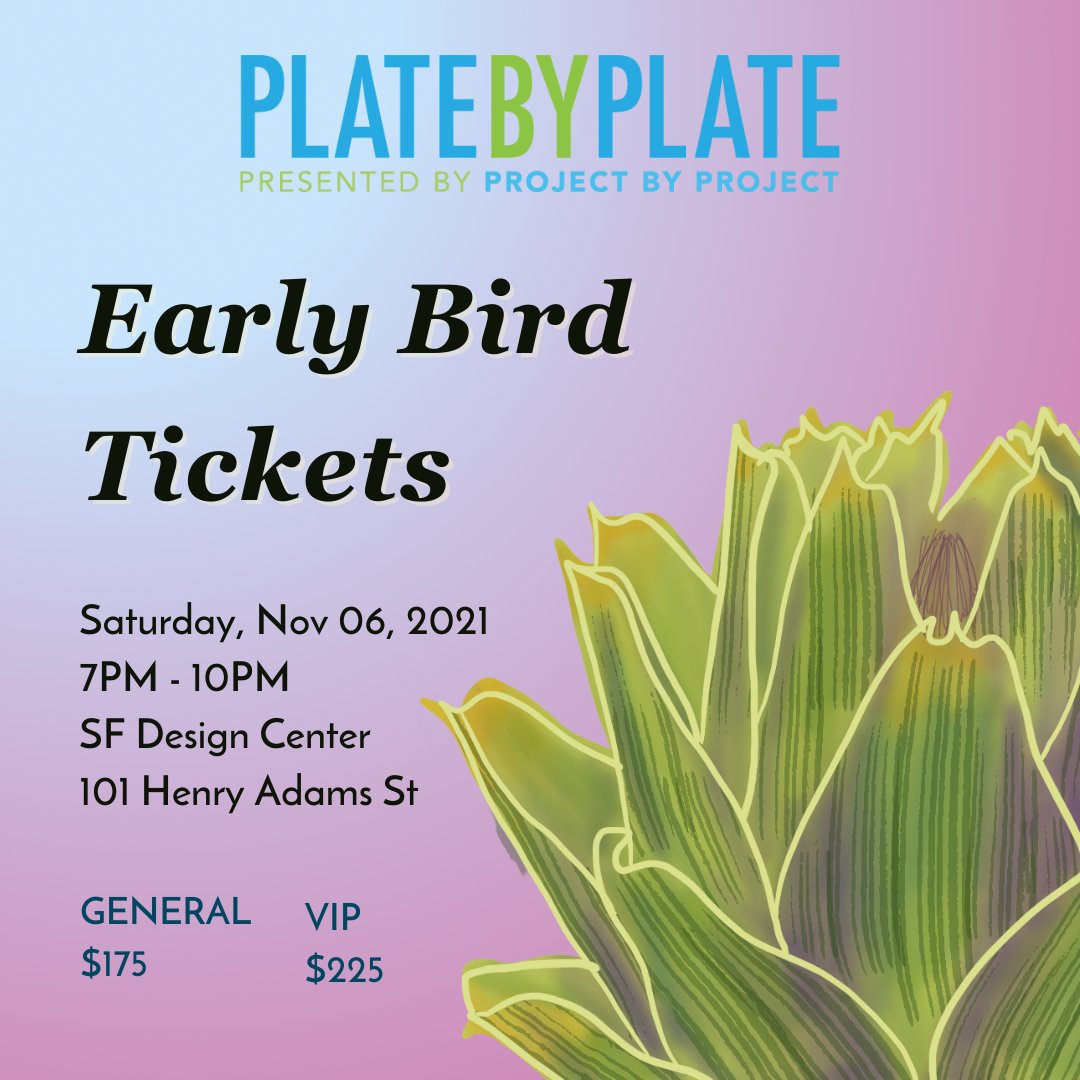 pbpsf's tweet image. We all get a little prickly when we snooze on the sale so we're dropping our Early Bird Tickets today. Get your Plate by Plate SF tickets for $25 off the full price. There are limited VIP tickets remaining so make sure you grab yours now.

#asianamerican #nonprofit