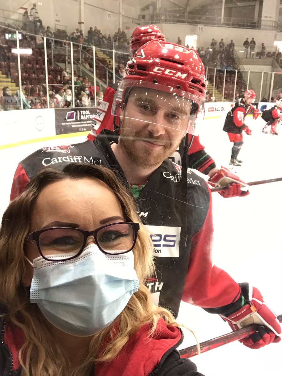 Well I’m not saying the #coopercam is a good luck charm but 2 out of 3 scored……..just saying!! Thanks guys 😁😈 <a href="/cardiffdevils/">Cardiff Devils</a>