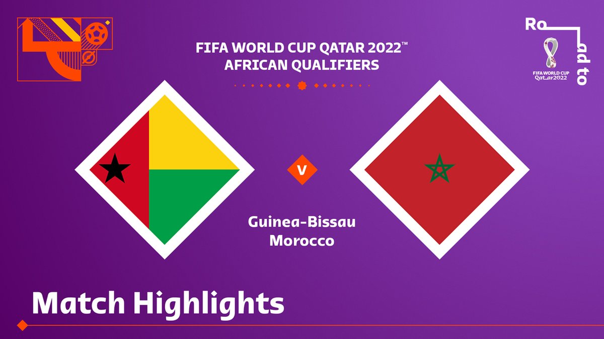 🎥 Match Highlights: 🇬🇼 0-3 🇲🇦

Ayoub El Kaabi comes through with a brace against Guinea-Bissau to give @EnMaroc their 3rd consecutive win in the 2022 #WCQ 🦁

#WorldCup