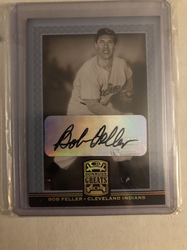 todd_packer1's tweet photo. Bob Feller 2000’s Autograph lot(2)
Leaf Century stamp &amp; Doneuss Greats - $30 shipped https://t.co/NwKB9c97lg