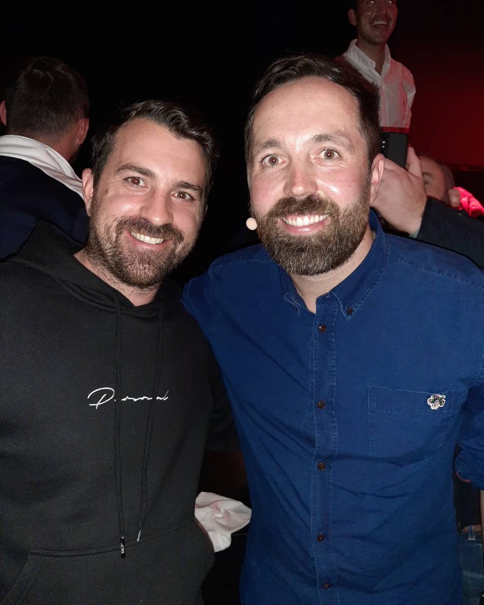 BeyondTheCourse's tweet photo. Incredible night at the 100th episode of @RickShielsPod 

Congratulations to @RickShielsPGA and @GuyCharnock on everything they have achieved so far and thanks to all the guests that stayed behind afterwards to chat and take pictures 👏 @SophWalks @jamesrobbogolf @TubesSoccerAM https://t.co/rU5pIT1qFN